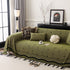 Chenille Couch Throw Cover Decorative Herringbone Sofa Blanket Protector for Couch