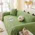 Thick Cozy 3D Cable Sofa Throw Cover, Plush Jacquard Warm Fleece Throw Blanket