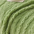 Thick Cozy 3D Cable Sofa Throw Cover, Plush Jacquard Warm Fleece Throw Blanket