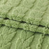 Thick Cozy 3D Cable Sofa Throw Cover, Plush Jacquard Warm Fleece Throw Blanket