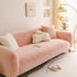 Soft Plush Warm Sofa Cover Stretchable Cozy Velvet Couch Protector for Fall & Winter