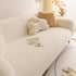 Soft Plush Warm Sofa Cover Stretchable Cozy Velvet Couch Protector for Fall & Winter