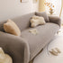 Soft Plush Warm Sofa Cover Stretchable Cozy Velvet Couch Protector for Fall & Winter