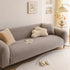 Soft Plush Warm Sofa Cover Stretchable Cozy Velvet Couch Protector for Fall & Winter
