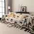 Cute Chenille Couch Cover Throw, Cartoon Soft Washable Sofa Cover for Sectional Sofas