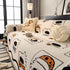 Cute Chenille Couch Cover Throw, Cartoon Soft Washable Sofa Cover for Sectional Sofas