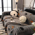 Cute Chenille Couch Cover Throw, Cartoon Soft Washable Sofa Cover for Sectional Sofas