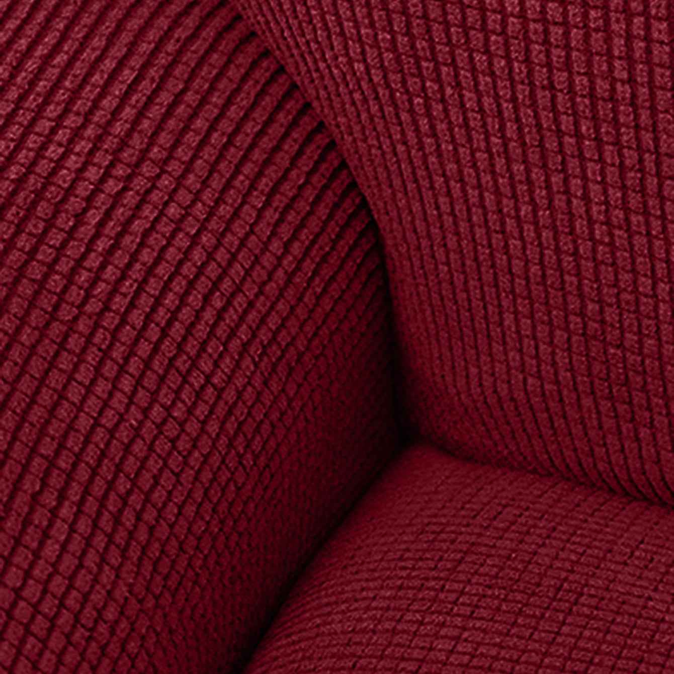 Polar Fleece Recliner Chair Cover, 4-Piece Soft Plush Slipcover with Pocket for Reclining Chairs