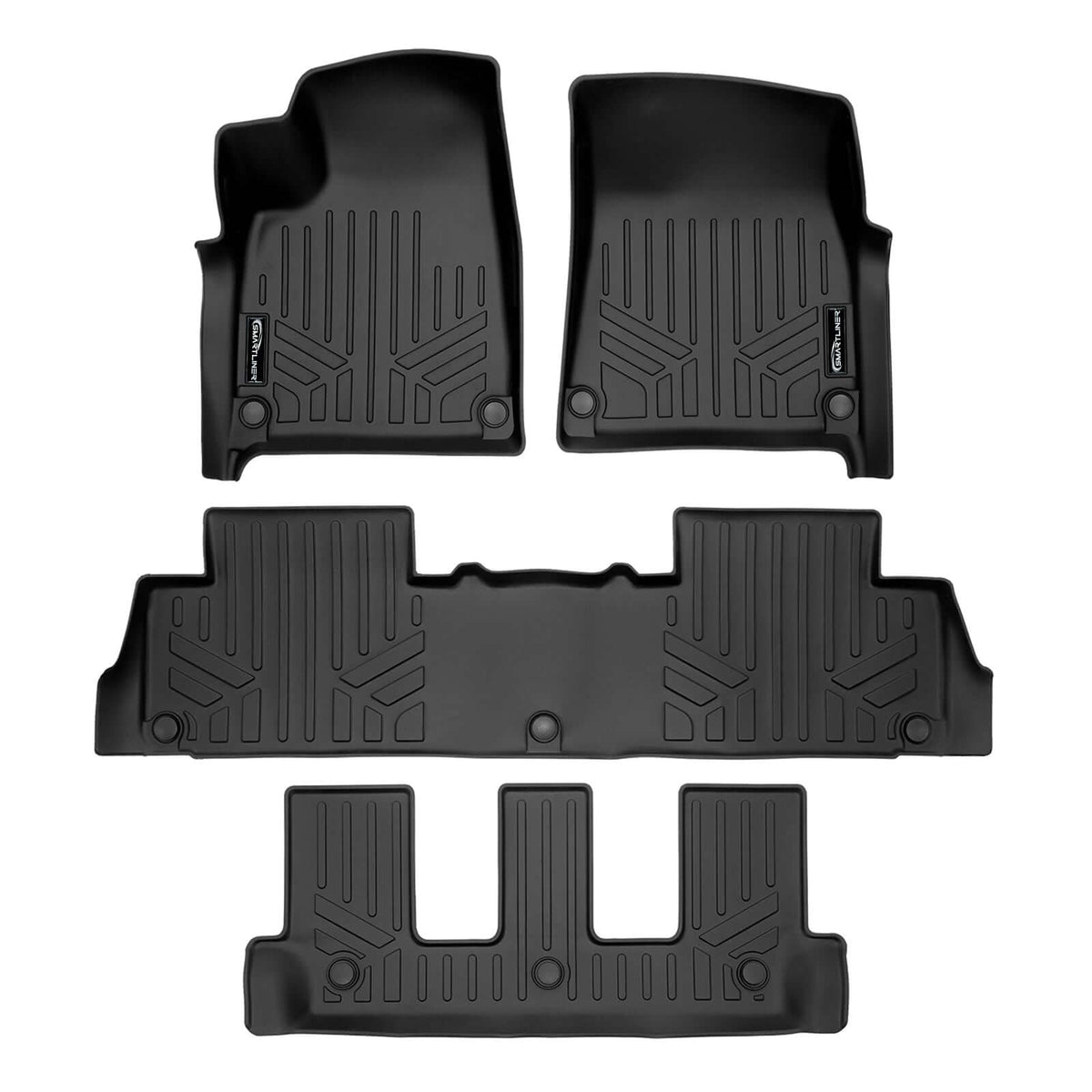 SMARTLINER Custom Fit Floor Liners For 2024 Rivian R1S