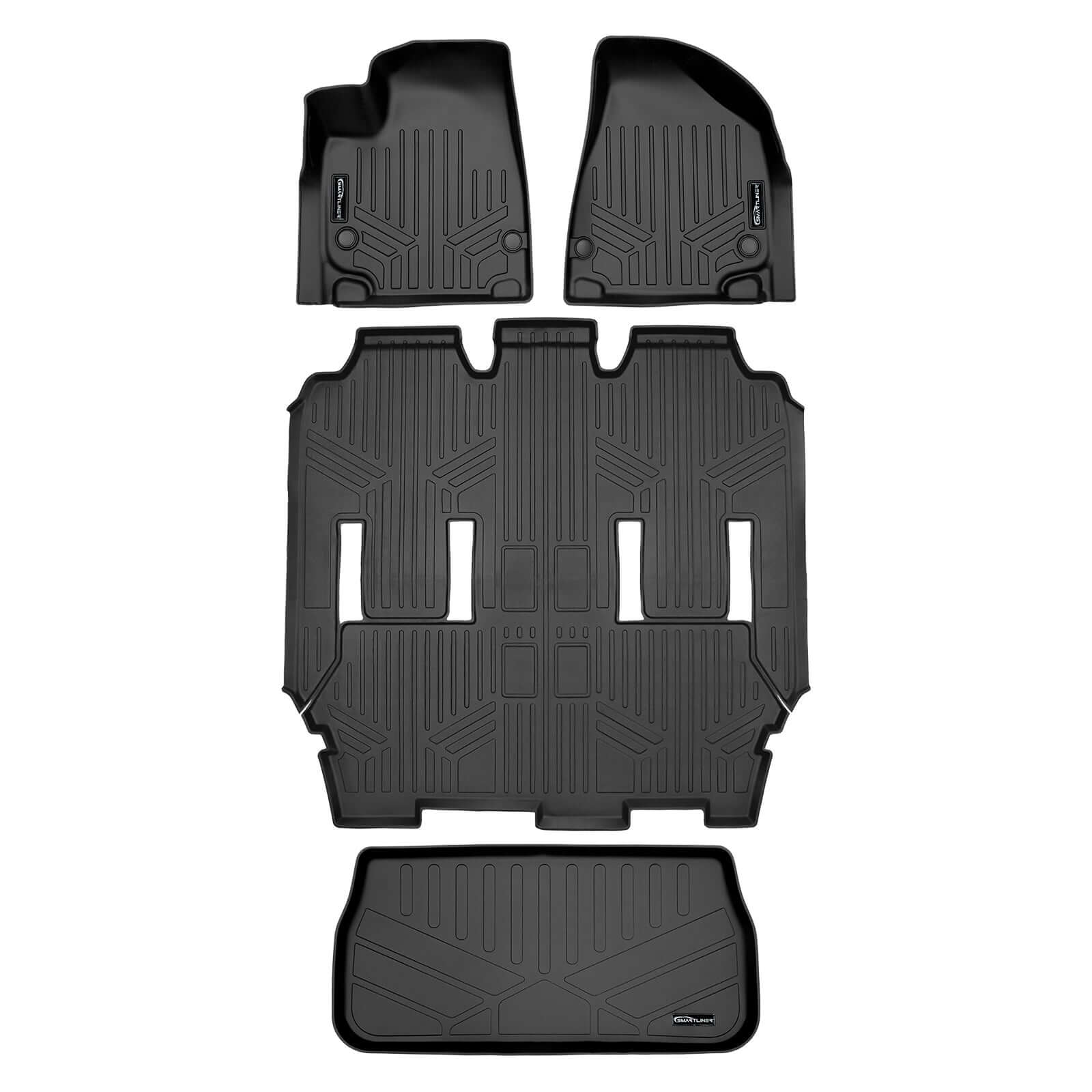 Smart Trim™ Custom Fit Floor Liners For 2024-2025 Pacifica Pinnacle Plug in Hybrid