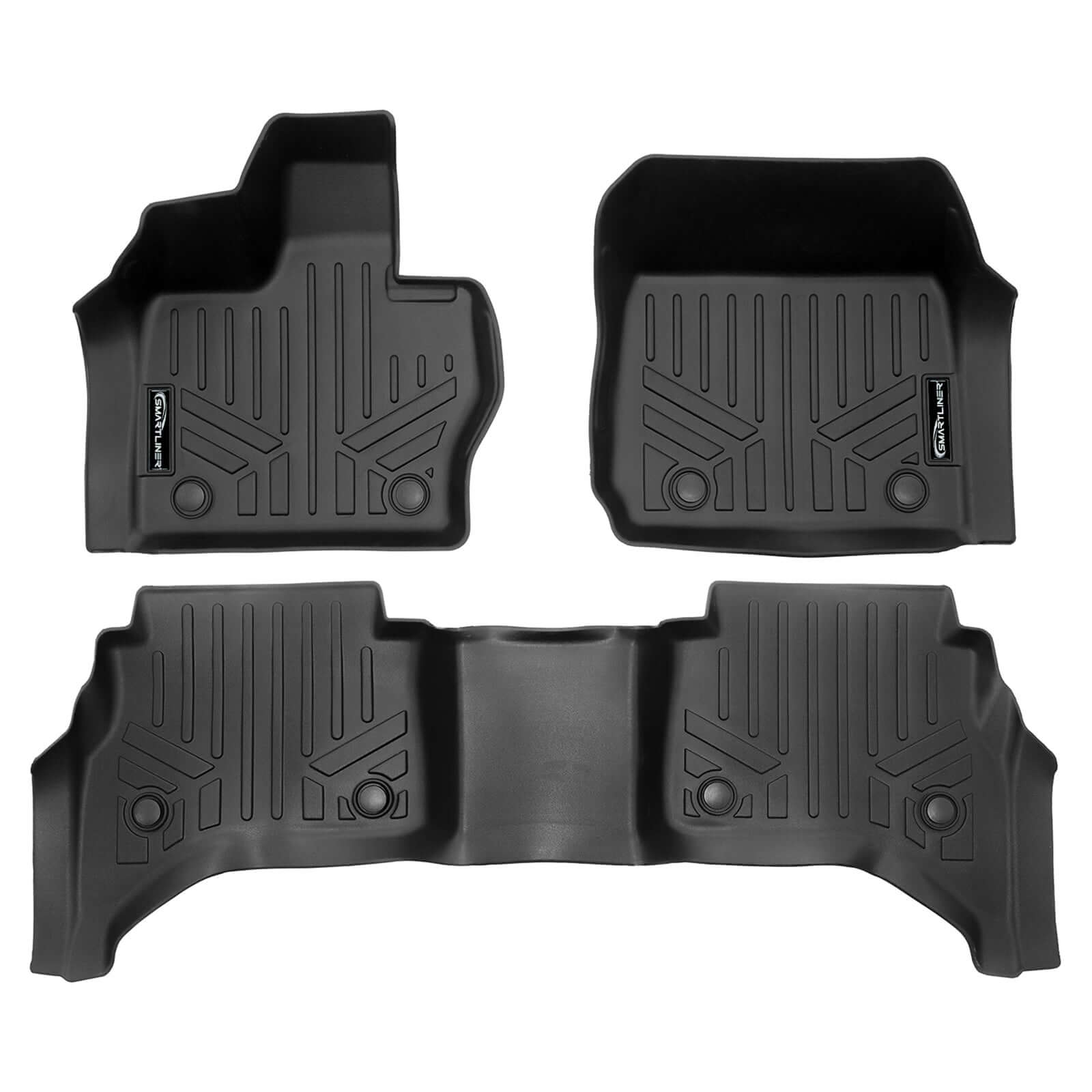 SMARTLINER Custom Fit Floor Liners For 2022-2025 Land Rover | Range Rover 5th Generation SWB (Standard Wheel Base) with executive class rear seats
