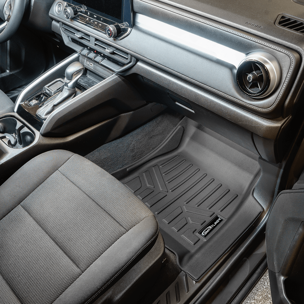 SMARTLINER Custom Fit Floor Liners For 2023-2025 Chevrolet Colorado (Only Fits Crew Cabs with Carpeted Flooring)