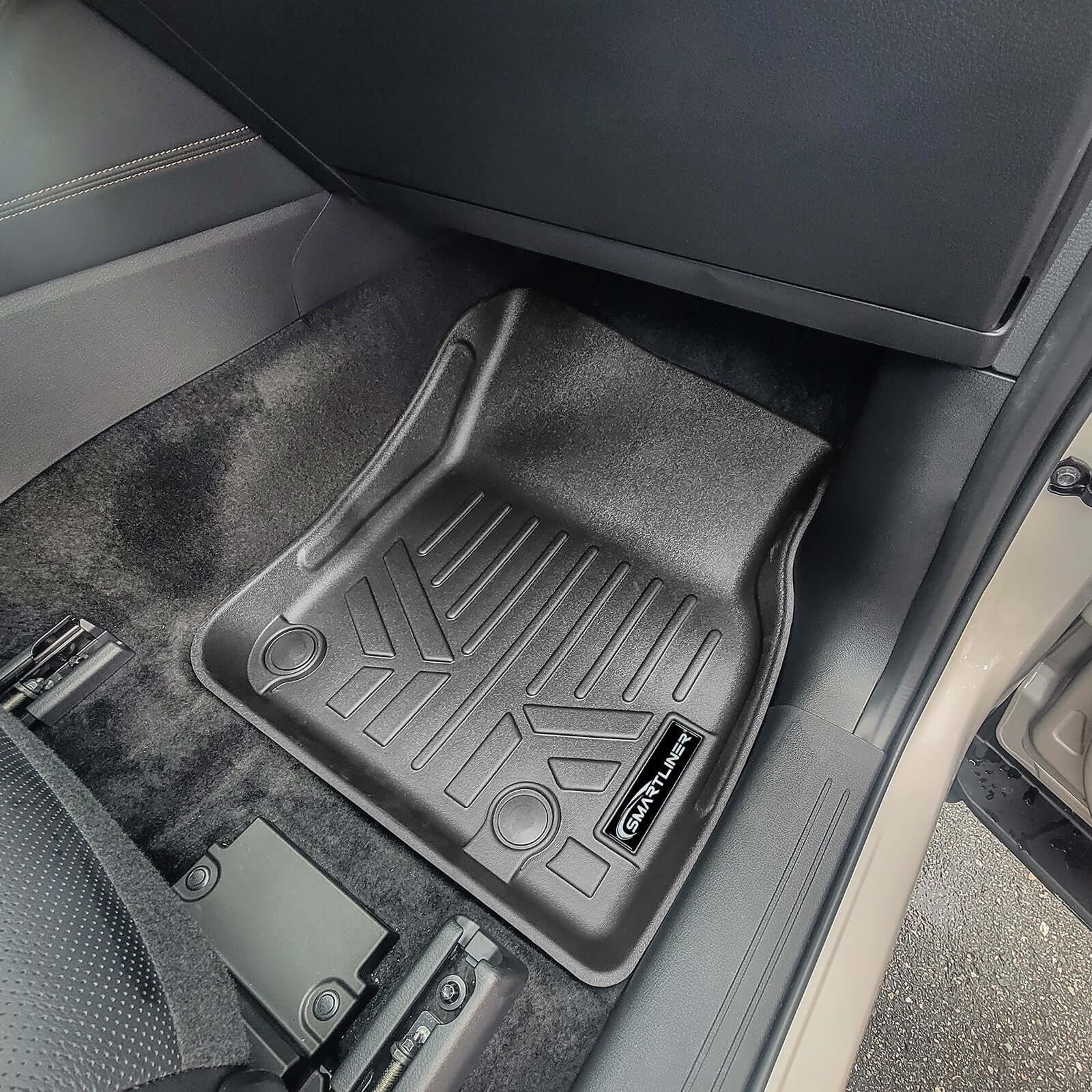 SMARTLINER Custom Fit Floor Liners For 2024-2025 Mazda CX-90 (Only Fits 2nd Row Bucket Seats With Center Console)