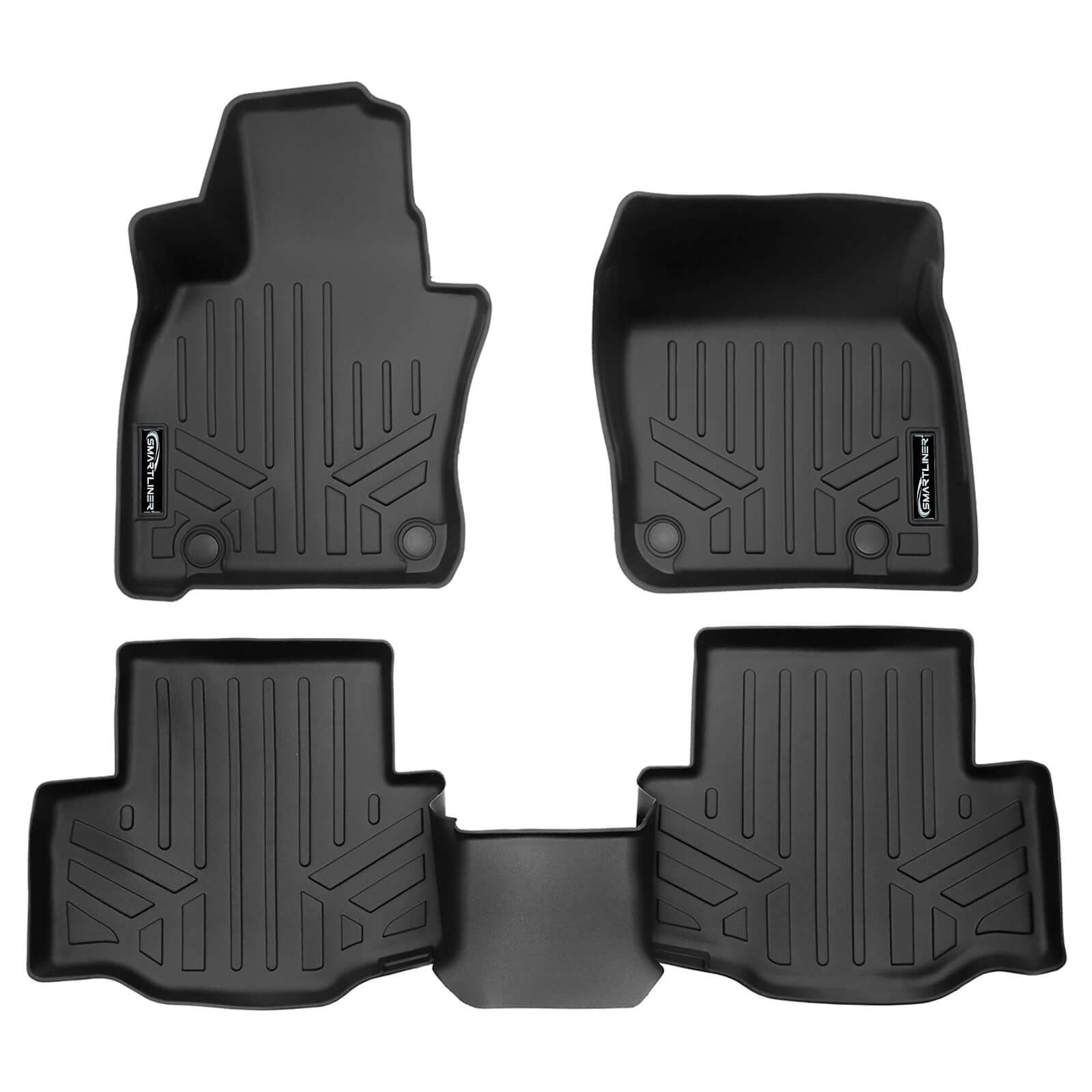 SMARTLINER Custom Fit Floor Liners For 2024-2025 Mazda CX-90 (Only Fits 2nd Row Bench)