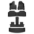 SMARTLINER Custom Fit Floor Liners For 2024 - 2025 Hyundai Santa Fe Hybrid