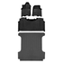 SmartCoverage™ Custom Fit Floor Liners For 2025-2026 Ram 1500 Crew Cab with Rear Underseat Storage Box