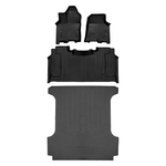 SmartCoverage™ Custom Fit Floor Liners For 2025-2026 Ram 1500 RHO Crew Cab with Rear Underseat Storage Box with 1st Row Bucket Seats