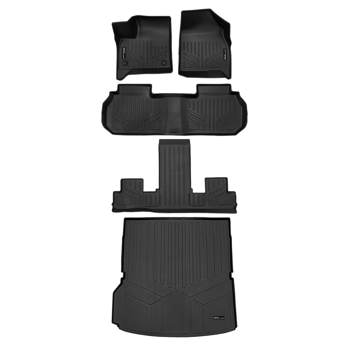 SMARTLINER Custom Fit Floor Liners For 2024-2026 GMC Acadia/Chevrolet Traverse/Buick Enclave with 2nd Row Bucket Seats