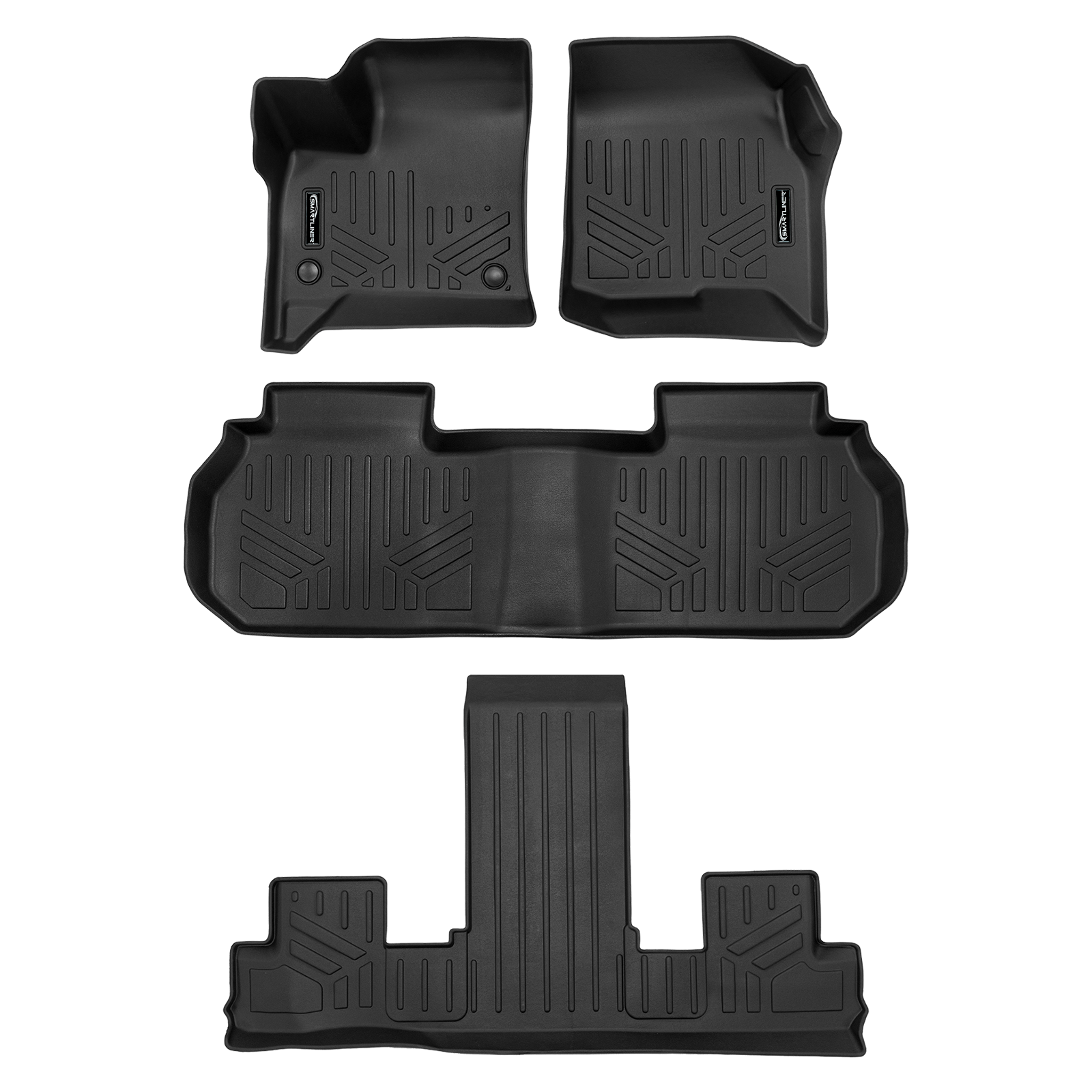 SMARTLINER Custom Fit Floor Liners For 2024-2026 GMC Acadia/Chevrolet Traverse/Buick Enclave with 2nd Row Bucket Seats
