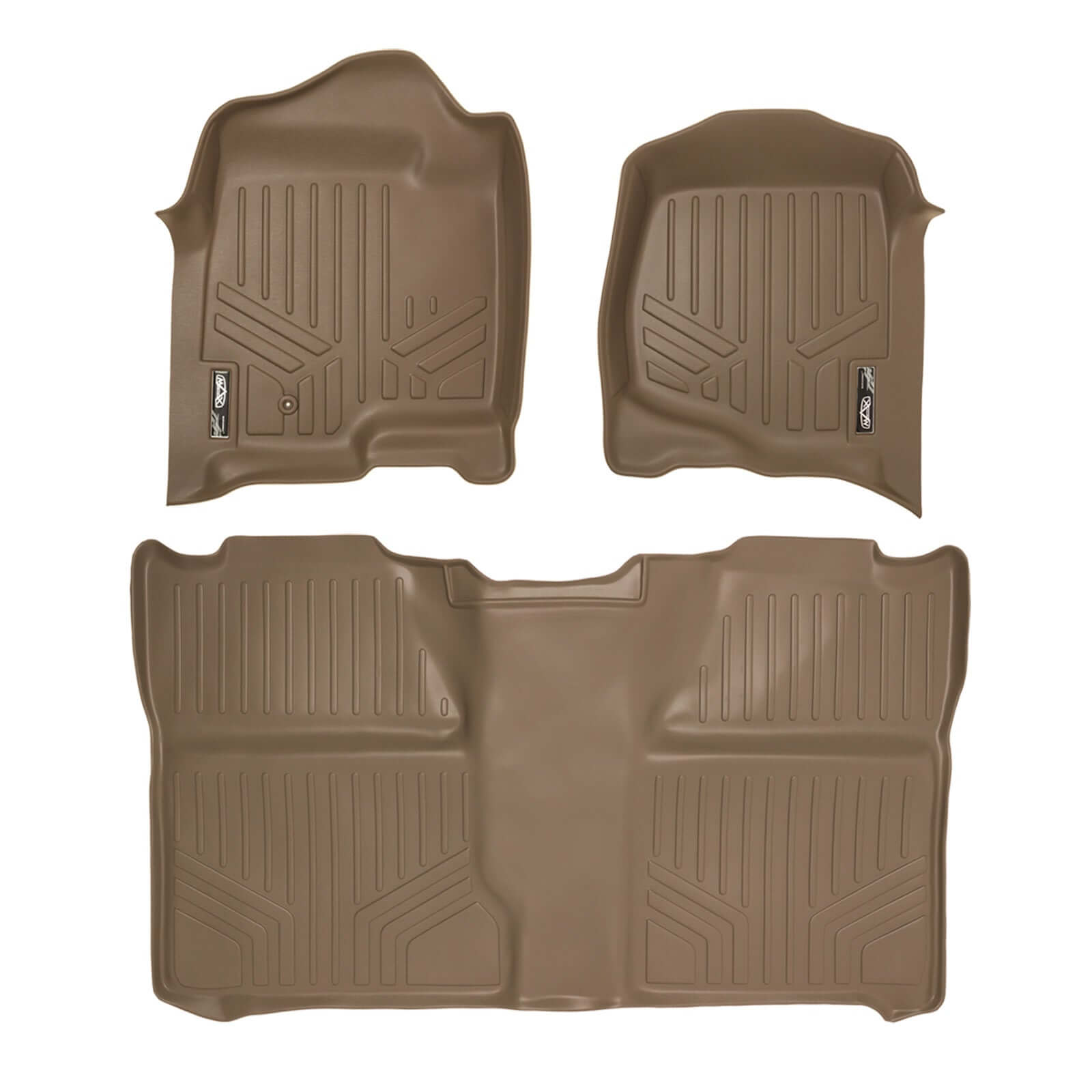 Smart Trim™ Custom Fit Floor Liners For 2007-2013 Silverado/Sierra 1500 Crew Cab - 2007-2014 2500/3500 HD Crew Cab