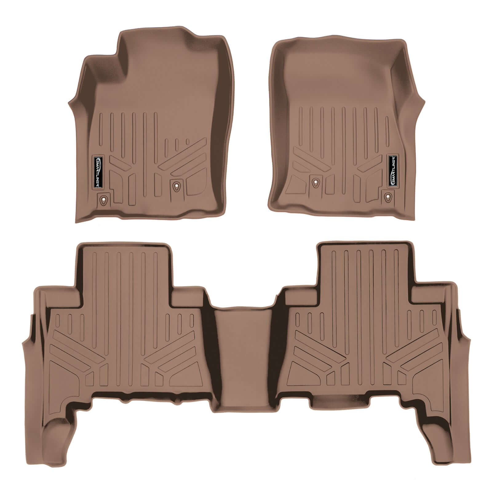 SMARTLINER Custom Fit Floor Liners For 2010-2012 Toyota 4Runner (5 Passenger with sliding Cargo Tray)