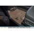 SMARTLINER Custom Fit Floor Liners For Double Cab 2014-2018 Silverado/Sierra 1500 - 2015-2021 2500/3500 HD