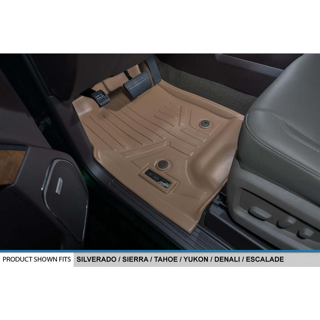 SMARTLINER Custom Fit Floor Liners For 2015-2020 Cadillac Escalade ESV with 2nd Row Bucket Seats