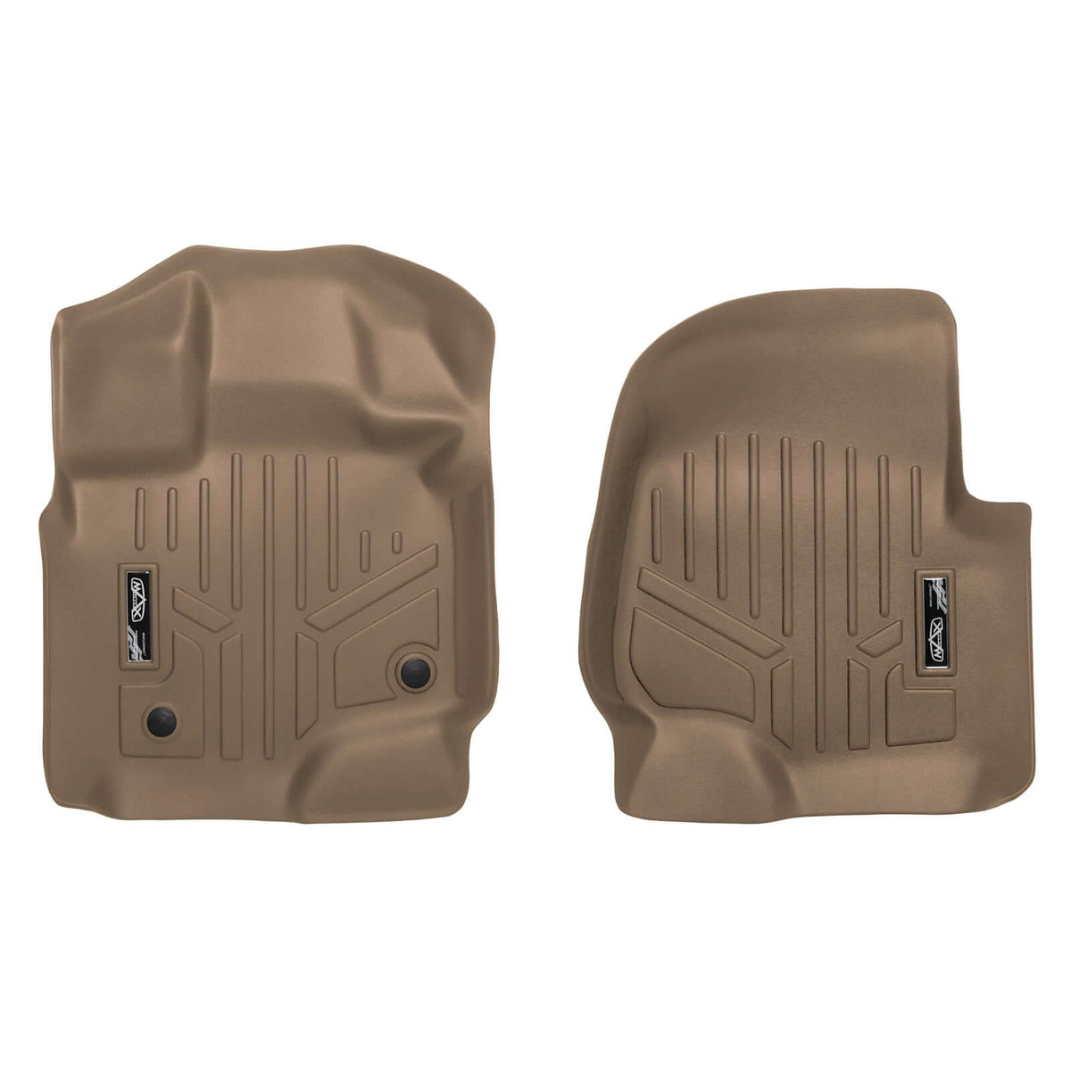 SMARTLINER Custom Fit Floor Liners For 2015-2025 Ford F-150 SuperCab with 1st Row Bucket Seats Vinyl Flooring