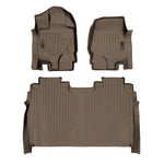 SmartCoverage™ Custom Fit Floor Liners For 2015-2025 Ford F-150 SuperCrew Cab with 1st Row Bucket Seats