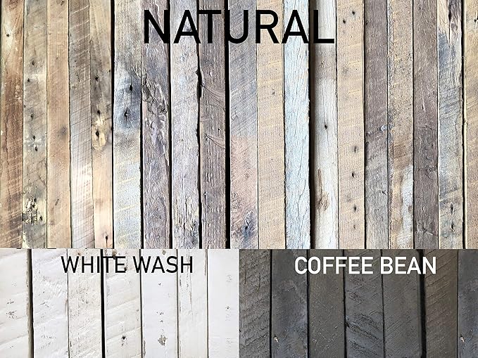 Urban Legacy Reclaimed Barnwood Planks | Floating Shelves for Wall w/Flush Mount Shelf Bracket Set Included | Set of 2 (Coffee Bean, 40