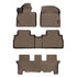 SMARTLINER Custom Fit Floor Liners For 2020-2025 Kia Telluride with 2nd Row Bucket Seats No Center Console and No In Between Coverage