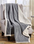 Decor & More Home Essentials Braided Sherpa Blanket