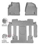 SMARTLINER Custom Fit Floor Liners For 2008 - 2017 Buick Enclave with 2nd Row Bucket Seats