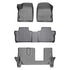 SMARTLINER Custom Fit Floor Liners For 2020-2025 Cadillac XT6 with 2nd Row Bench Seat