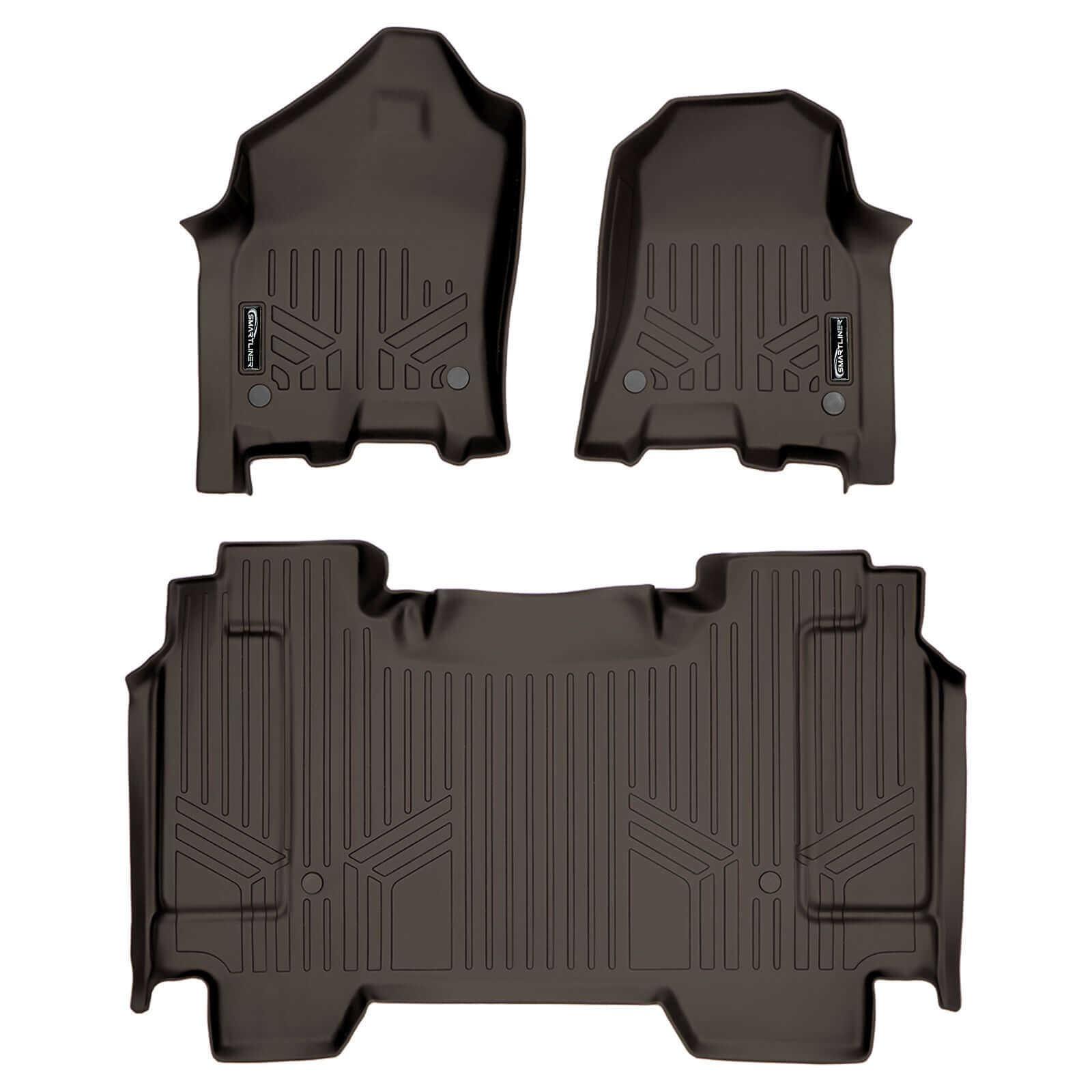 SmartCoverage™ Custom Fit Floor Liners For 2021-2024 Ram 1500 TRX without Rear Underseat Storage Box