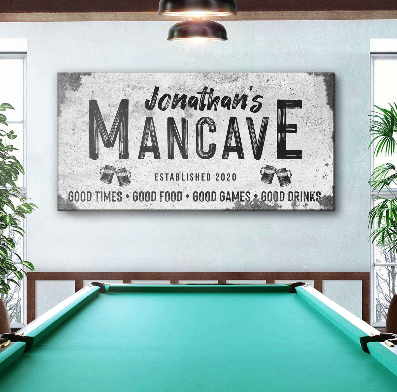 Good Times Man Cave Sign III