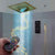 16" LED Chrome/Matte Black/Brushed Gold/Nickel Shower Head with 3-Way Thermostatic Valve, LED Display, 6 Body Jets