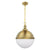 Aaron 12" 2-Light Gold Dimmable Island Pendant Light