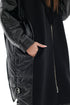 Genuine Silver Fox Fur Italian Cashmere Wool Freudenberg Comfortemp® Coat