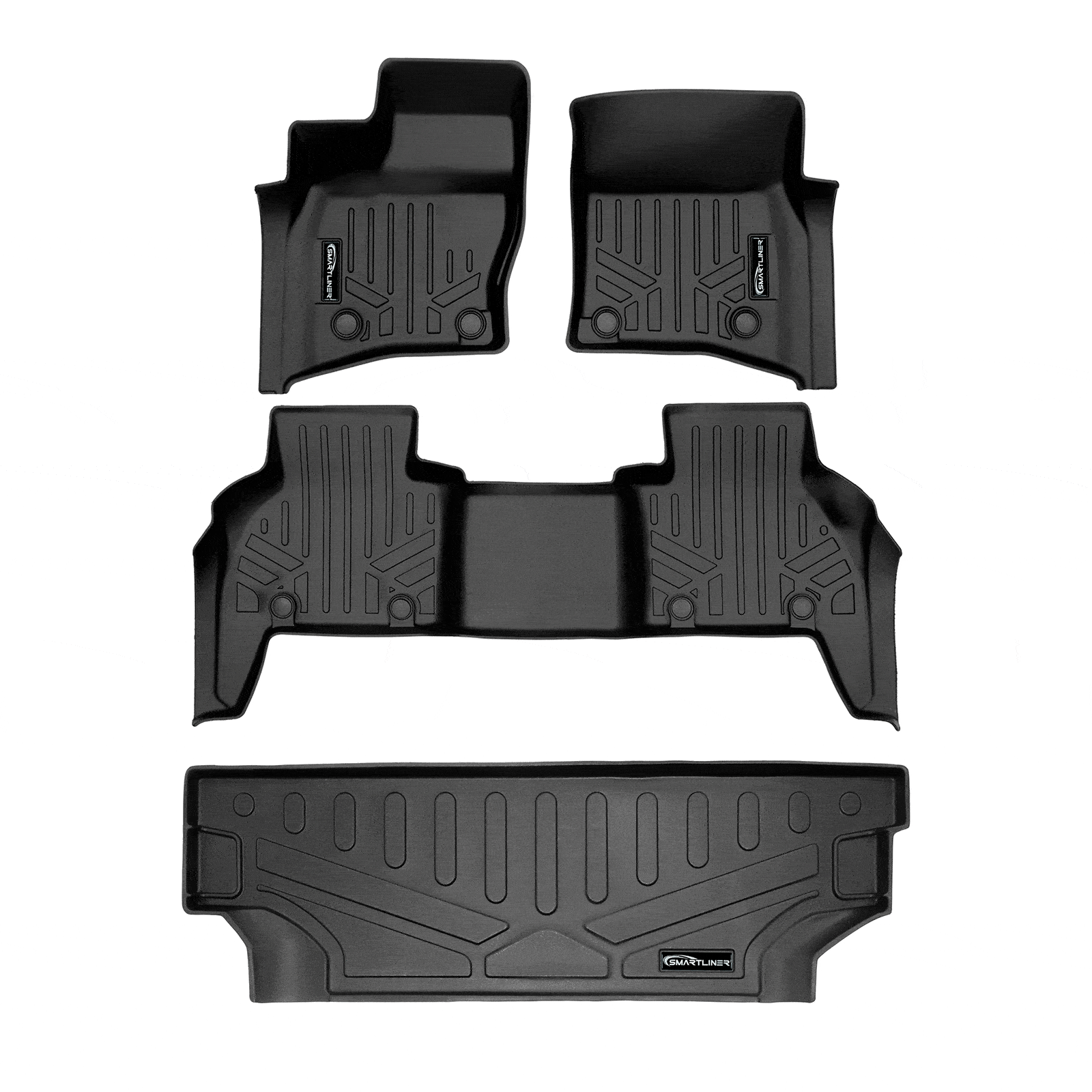 SMARTLINER Custom Fit Floor Liners For 2023-2025 Land Rover Defender 130 8 Passenger