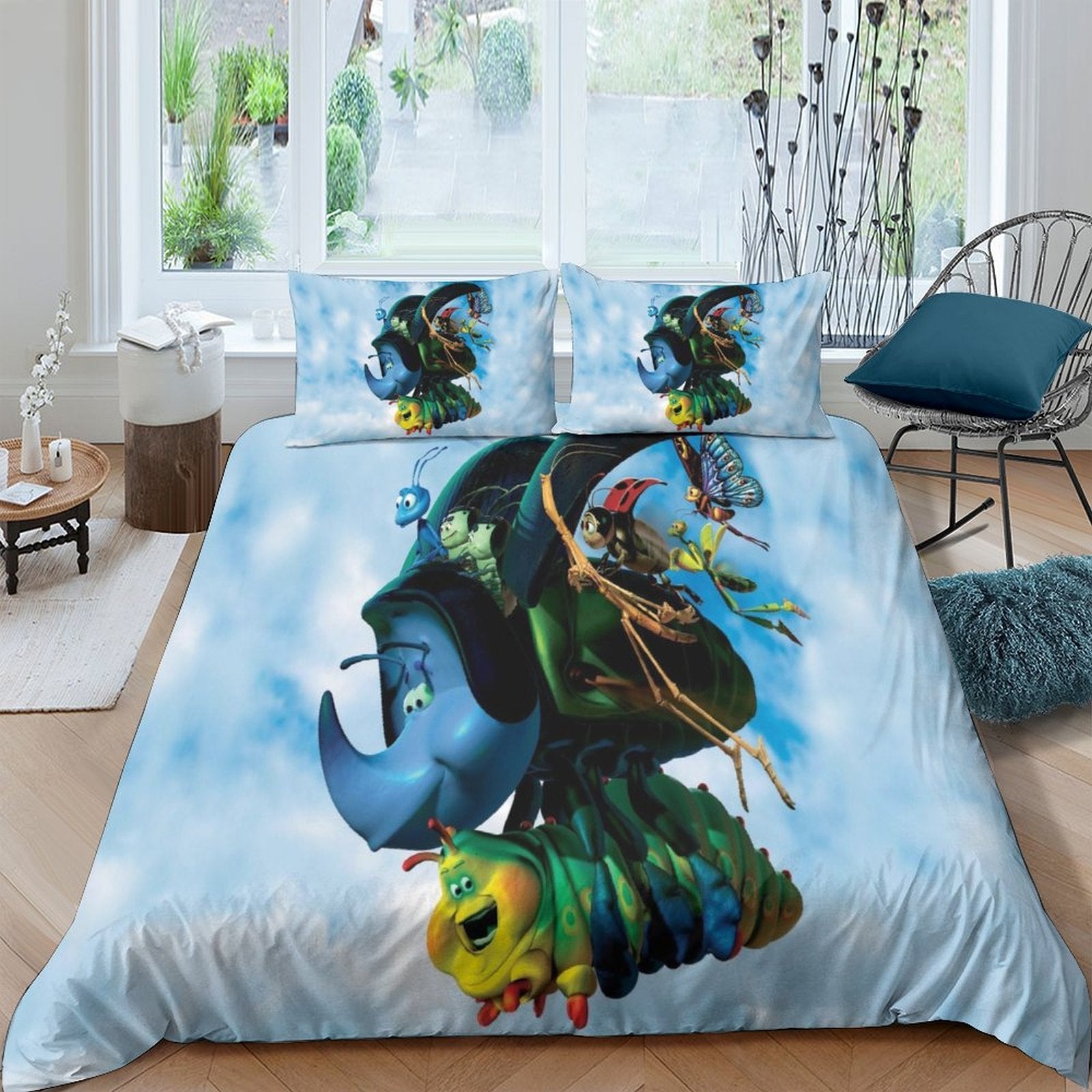 A Bug's Life Bedding Set Pattern Quilt Cover Without Filler