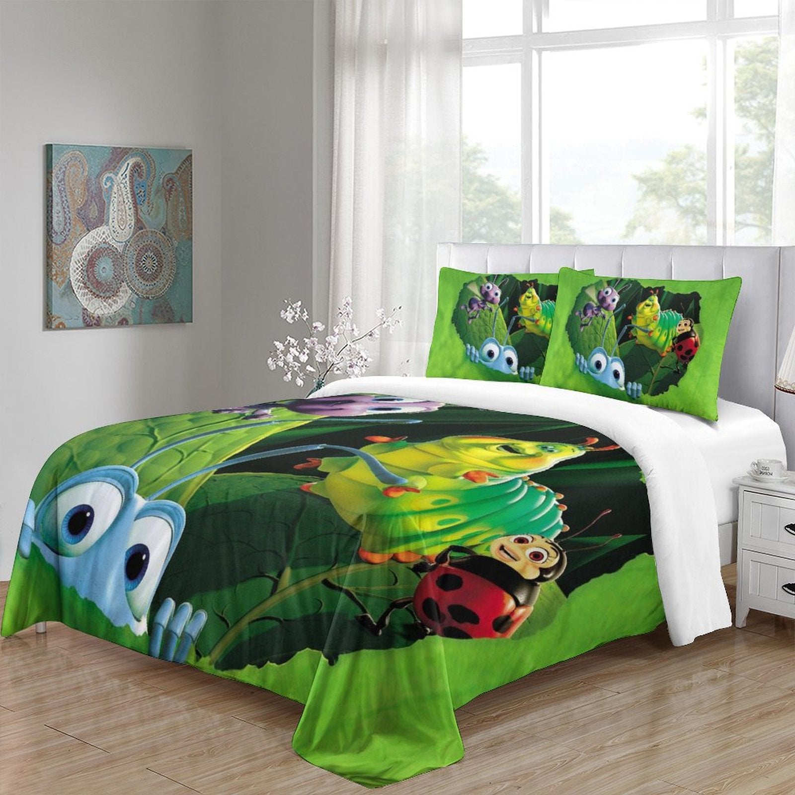 A Bug's Life Bedding Set Pattern Quilt Cover Without Filler
