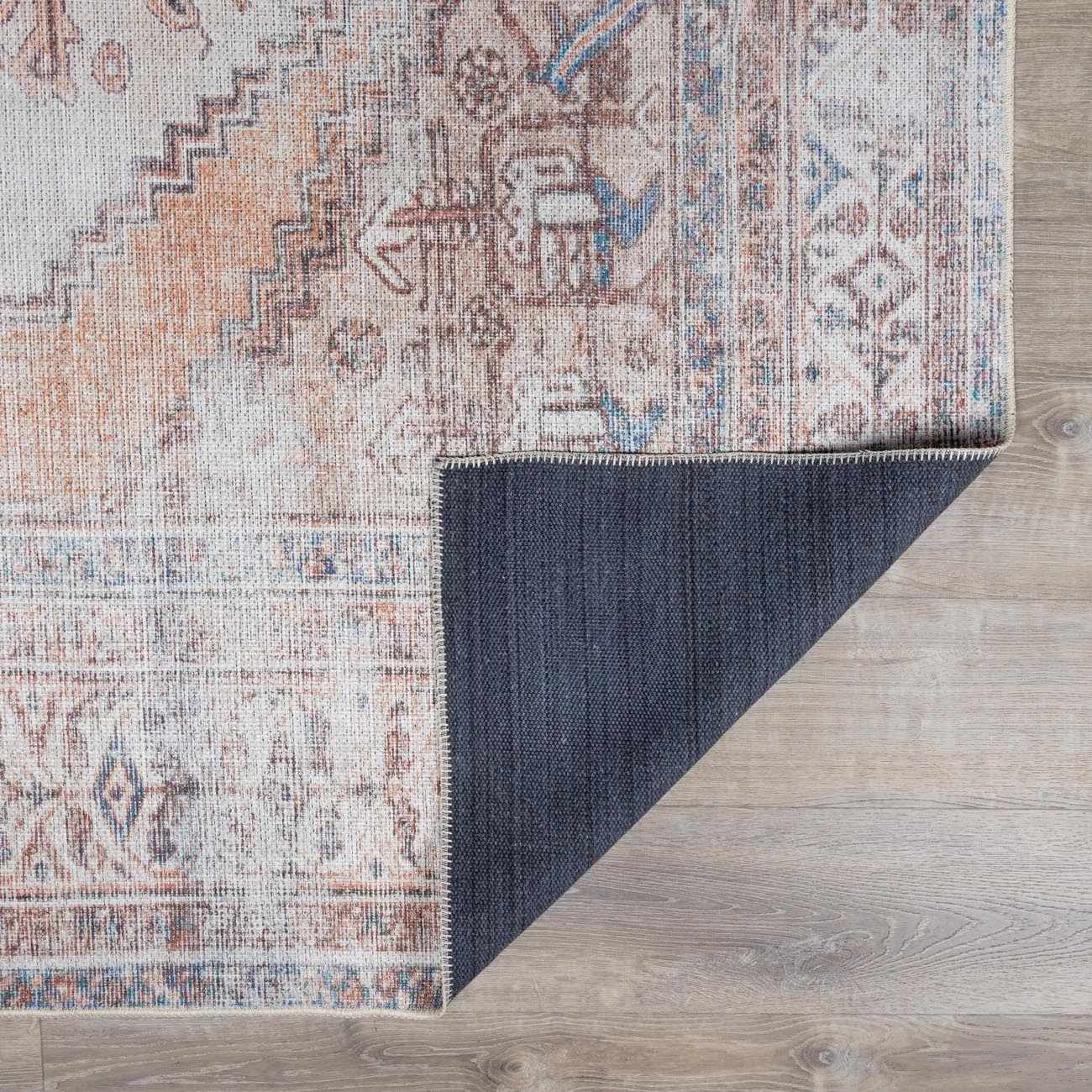 Arncliffe Vintage Flat Pile Washable Rug