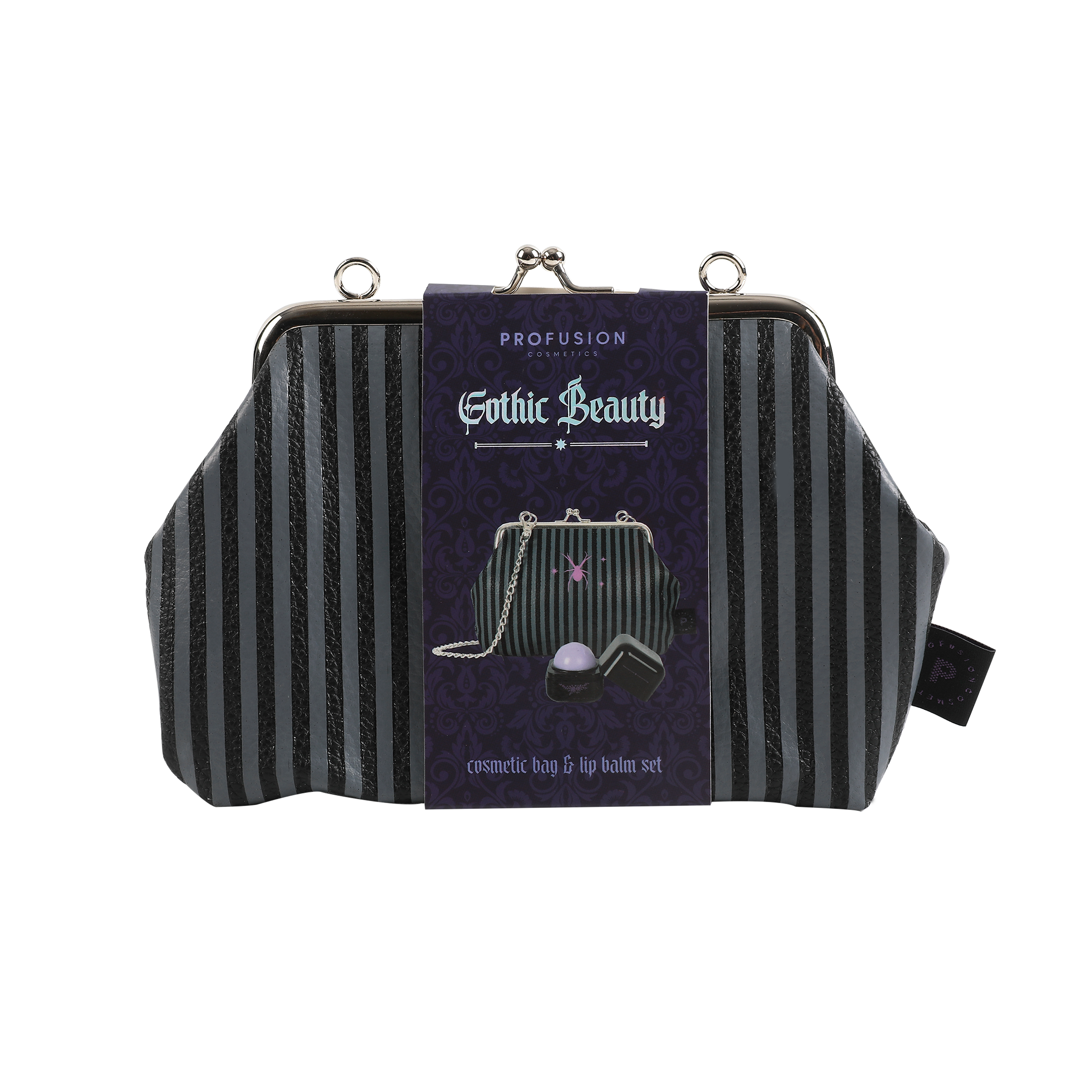 Gothic Beauty-Cosmetic Bag & Lip Balm Set