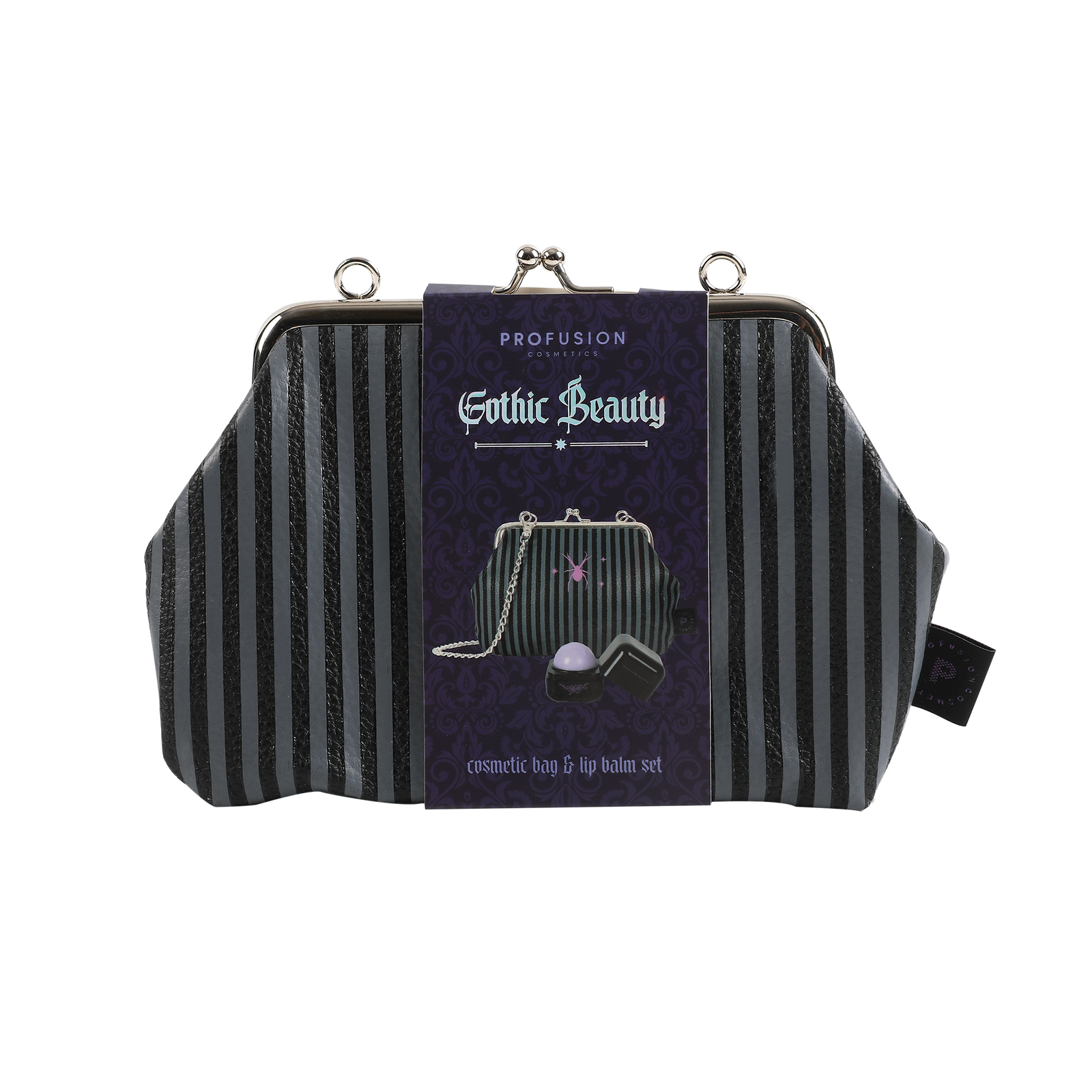 Gothic Beauty-Cosmetic Bag & Lip Balm Set