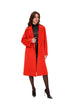 Chester Premium  Wool Cashmere Coat in Sicily Red