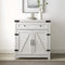 Barn Door Accent Cabinet