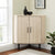 Nora 30" 2- Door Corner Accent Cabinet
