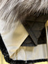 Genuine Silver Fox Fully Lined Hood Rabbit Insulated Parka