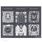 Scandinavian Christmas Tags - Mesh Stencil 8.5x11